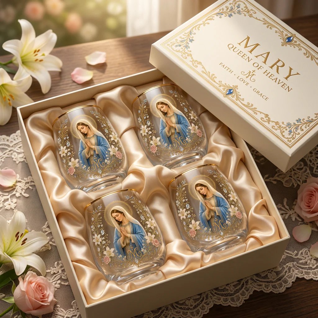 🙏✝️ 2026 Limited Edition “Morning Prayer” Glass Tea Cup ☀️☕ – Faith & Serenity Collection
