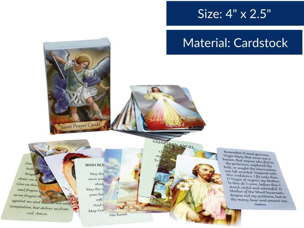 🙏Catholic Faux Leather Holy Card Holder – Pocket Prayer Card Organizer with Snap Closure🎁