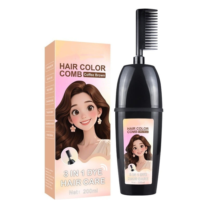 🔥LAST DAY 49% OFF -3-in-1 Instant Hair Color Comb