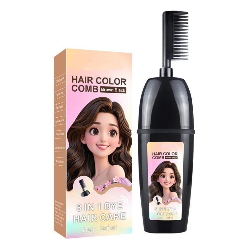 🔥LAST DAY 49% OFF -3-in-1 Instant Hair Color Comb