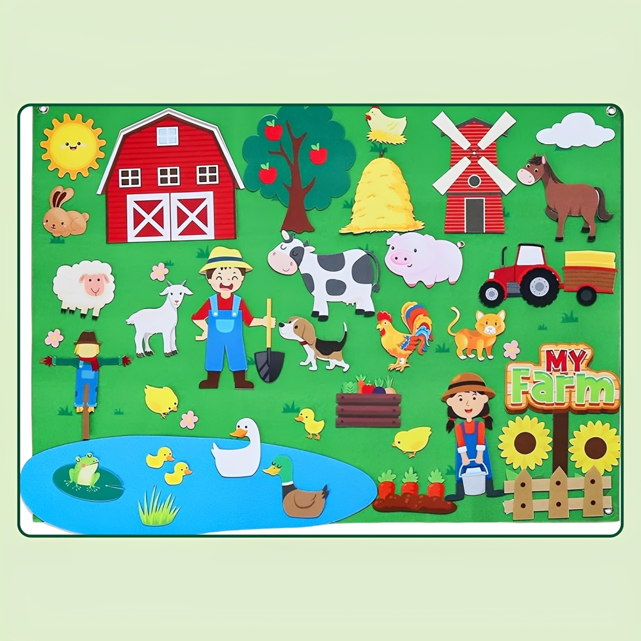 Montessori Learning Felt Board - Explore Imaginative Worlds!