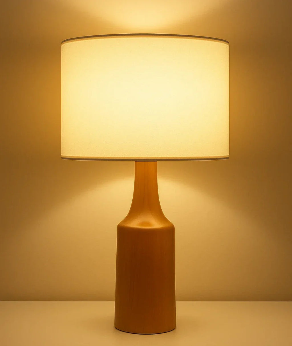 Vector Wooden Bedside Table Lamp
