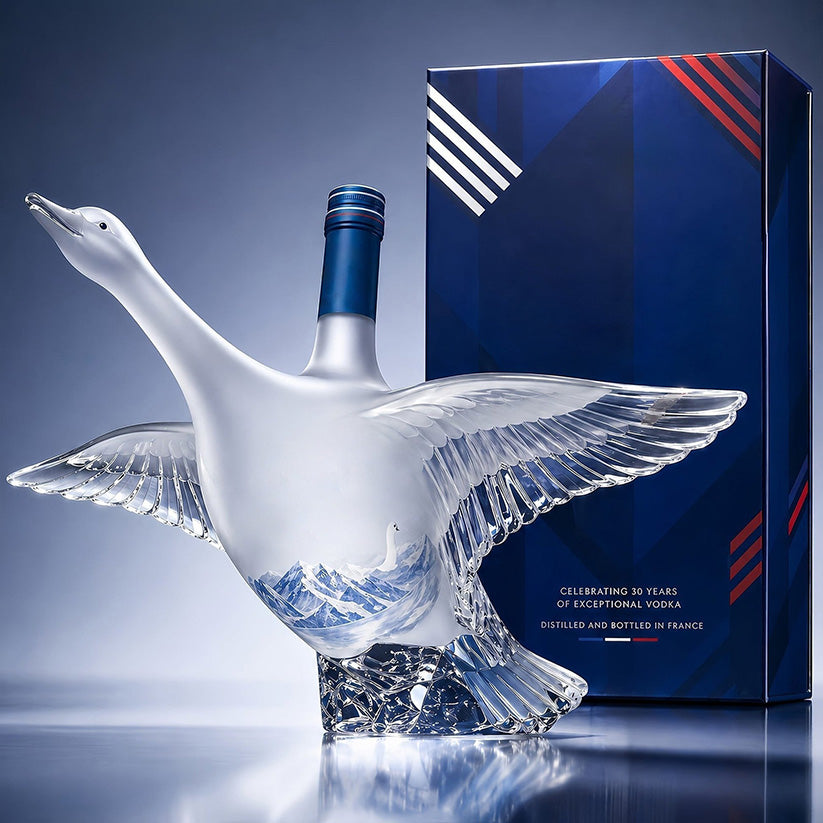 🥃✨3D Sculpted Swan Bottle – Luxury Collector’s Decanter Gift 🦢🔥