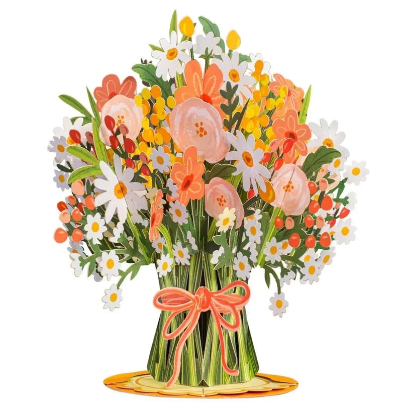 💖🎁2026 Mother's Day Card -3D Cherry Blossom Flower Bouquet Pop Up Card