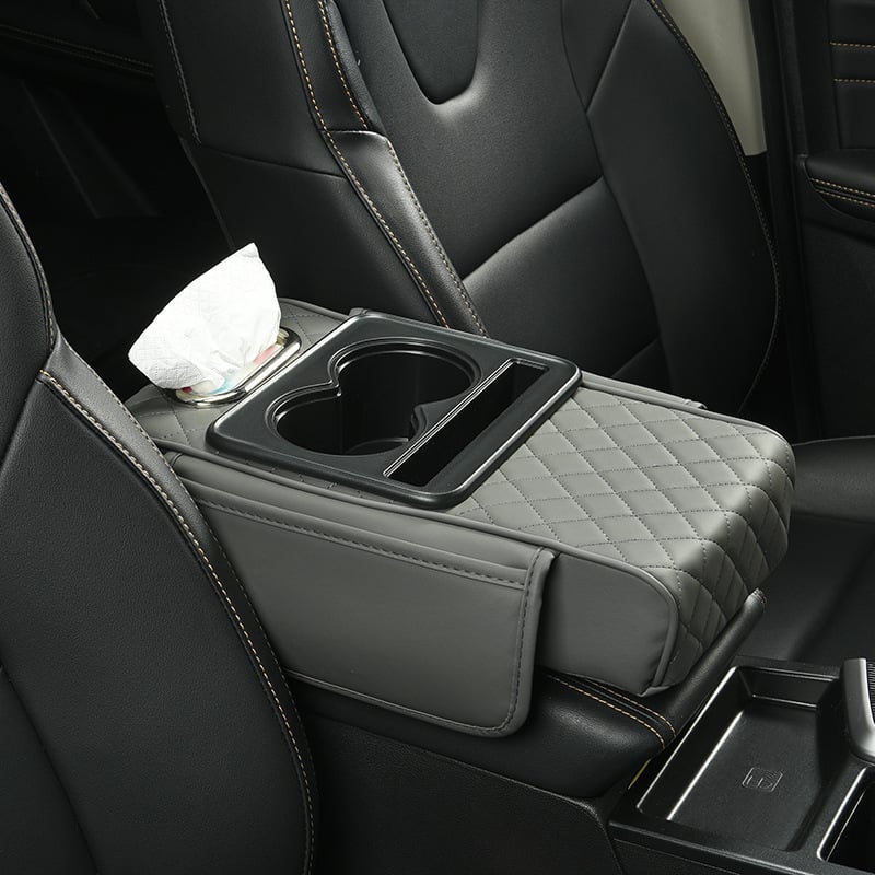 Multifunctional PU Leather Car Armrest Box Mat🚗