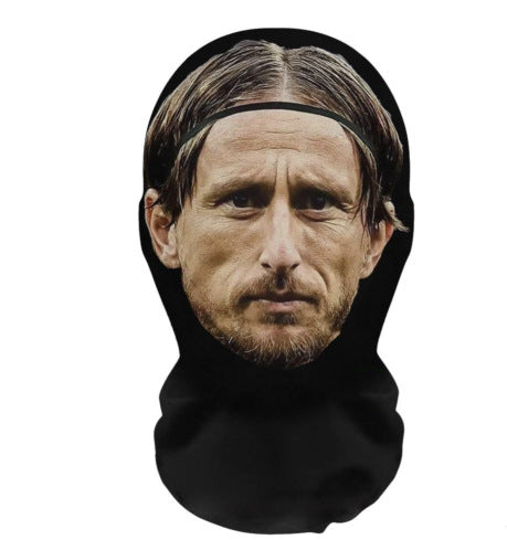 3Pcs Funny Printed Full Face Mesh Mask – Breathable Cosplay Hood for Parties & Street Style