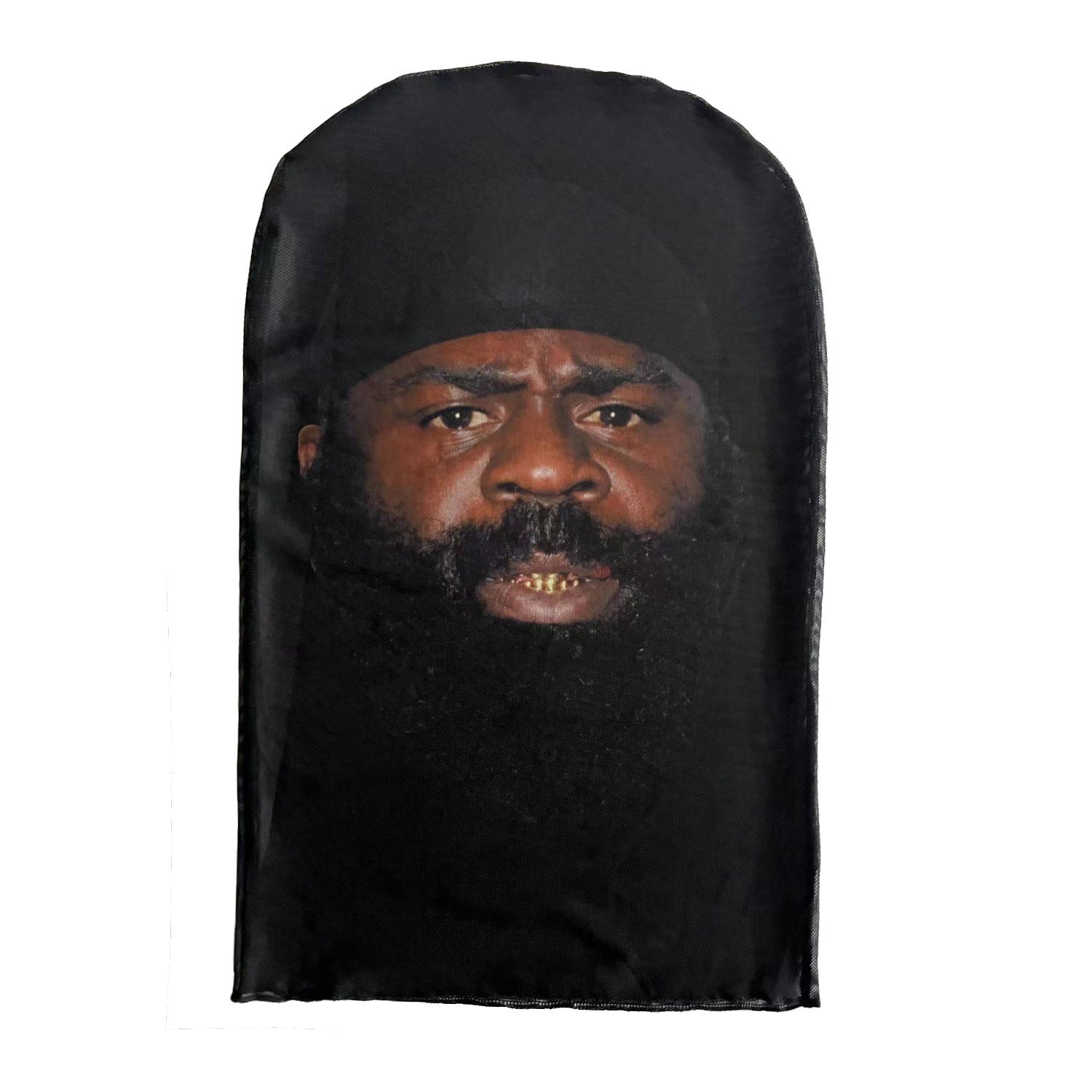 3Pcs Funny Printed Full Face Mesh Mask – Breathable Cosplay Hood for Parties & Street Style
