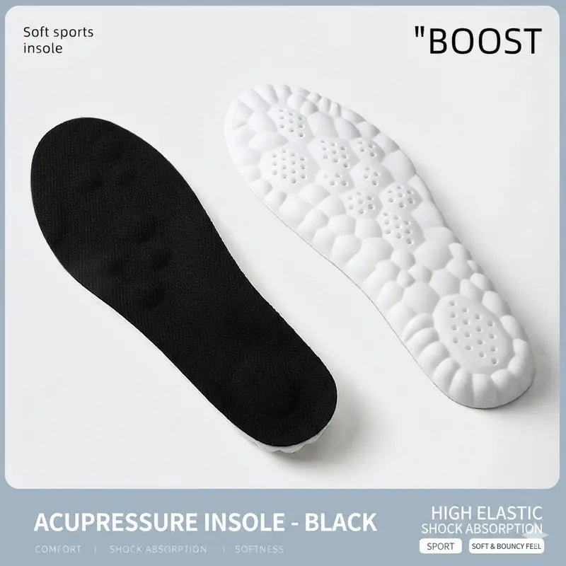 👟4D Cloud Insoles for Men & Women - Anti-Fatigue & Shock Absorption