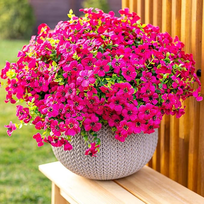 💐 UV-Resistant Colorful Artificial Flowers – 49% OFF Today Only 🌸