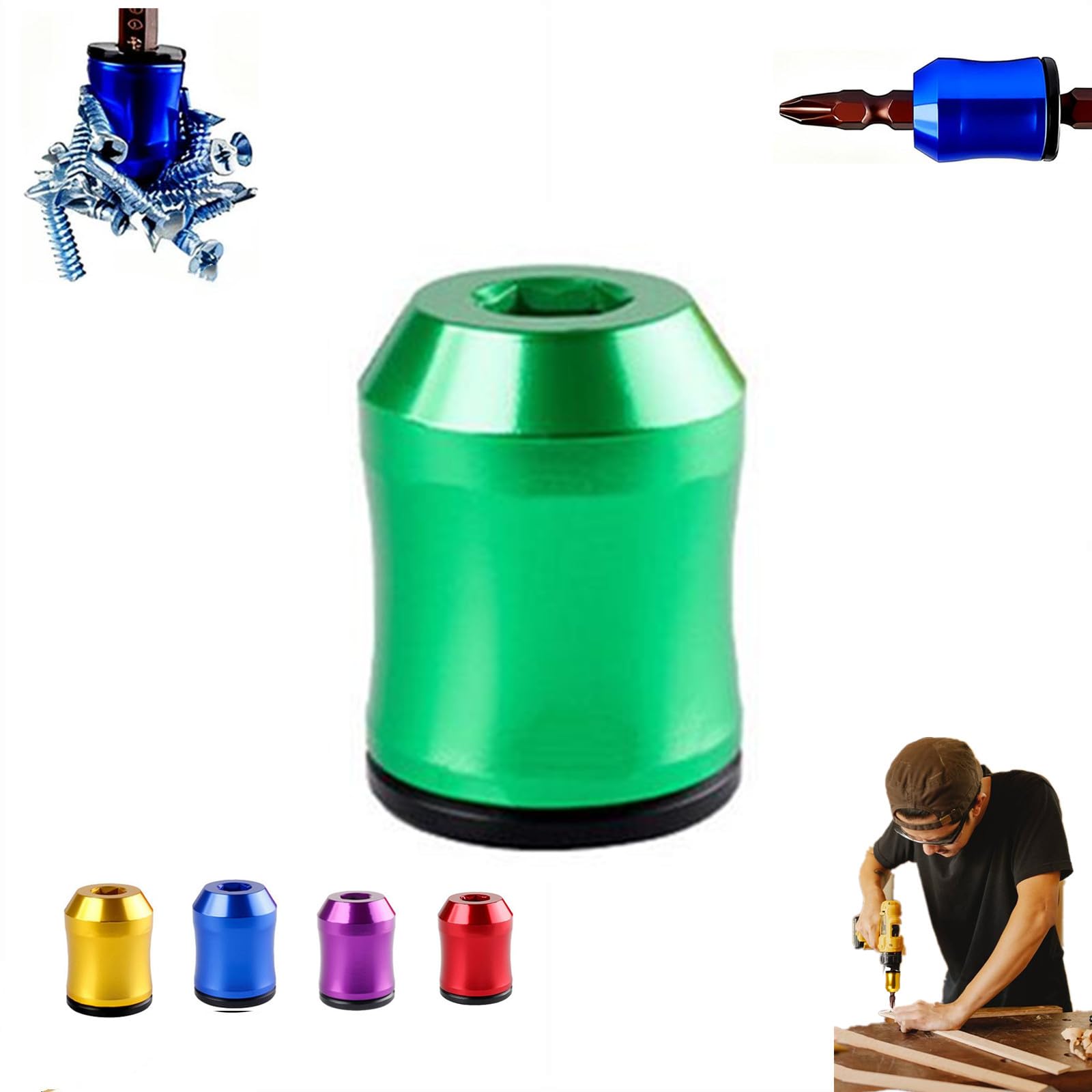 🧲Screwdriver Bit Magnetic Ring – Magnetize &amp; Demagnetize in Seconds