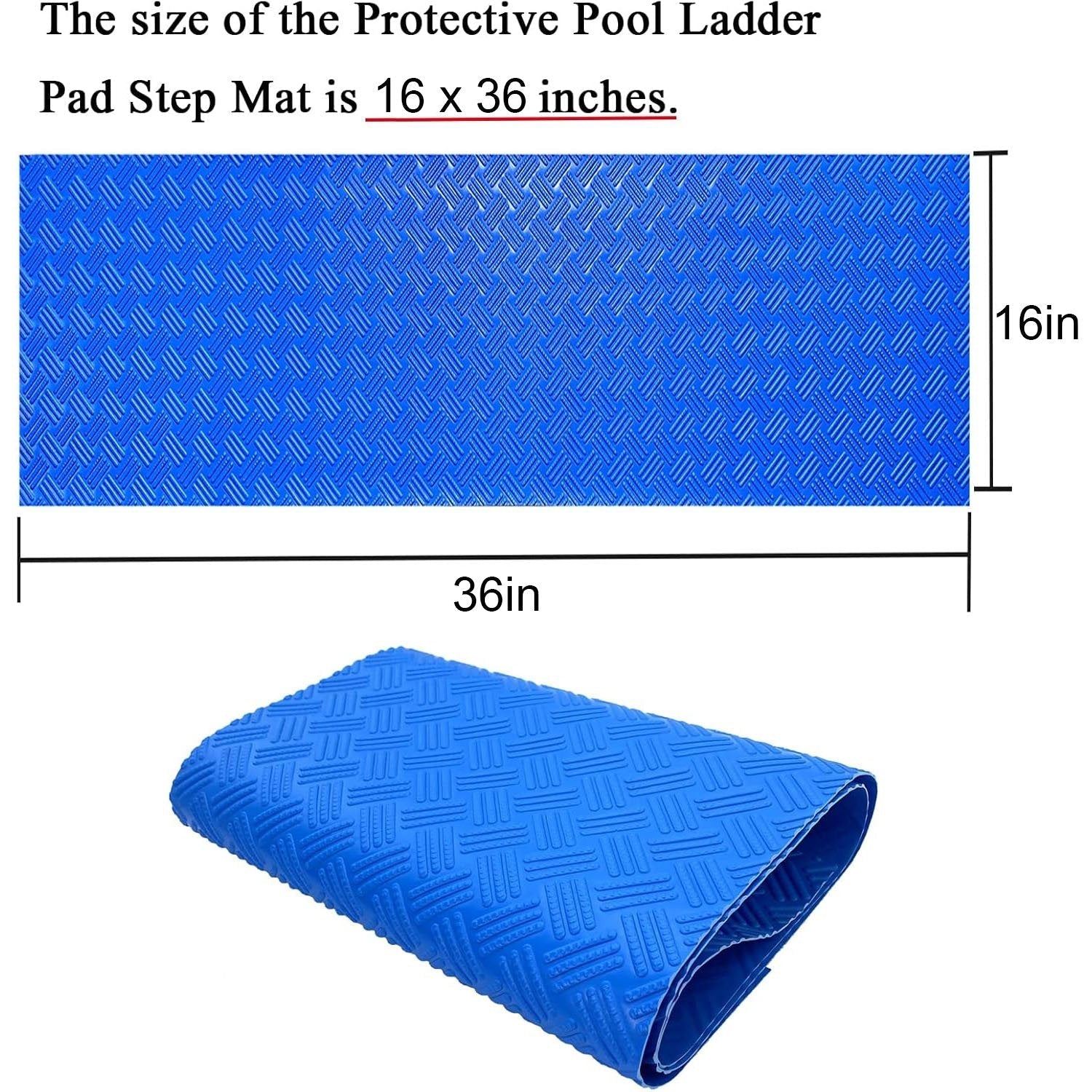 Swimming Pool Ladder Mat,Swimming Pool Step Mat with Non-Slip Texture