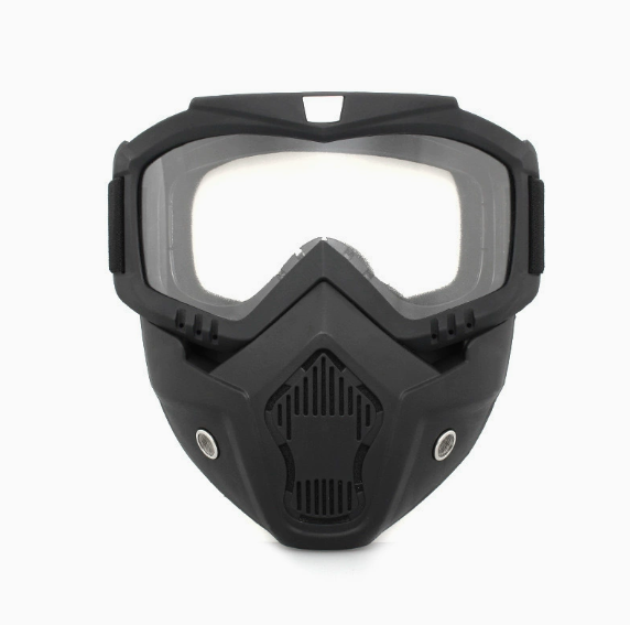 🤿Multi-Functional Protective Face Mask - Auto-Darkening Welding Goggles, Anti-Fog Skiing Shield & Dustproof Yard Work Gear - All-Terrain Safety Mask