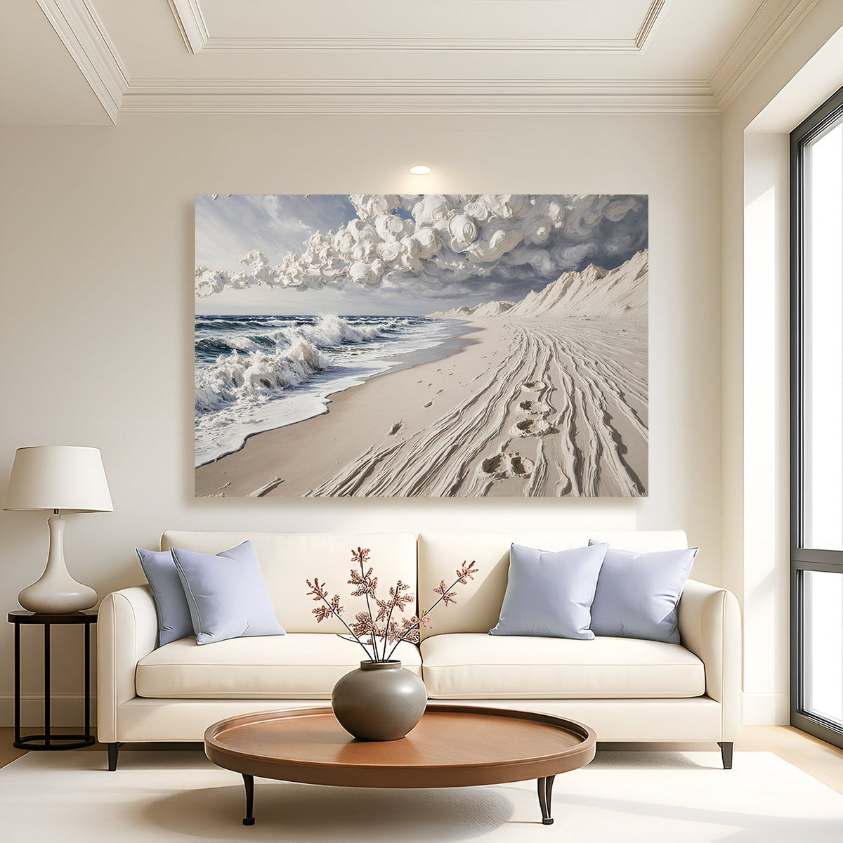Footprints in the Sand Wall Art