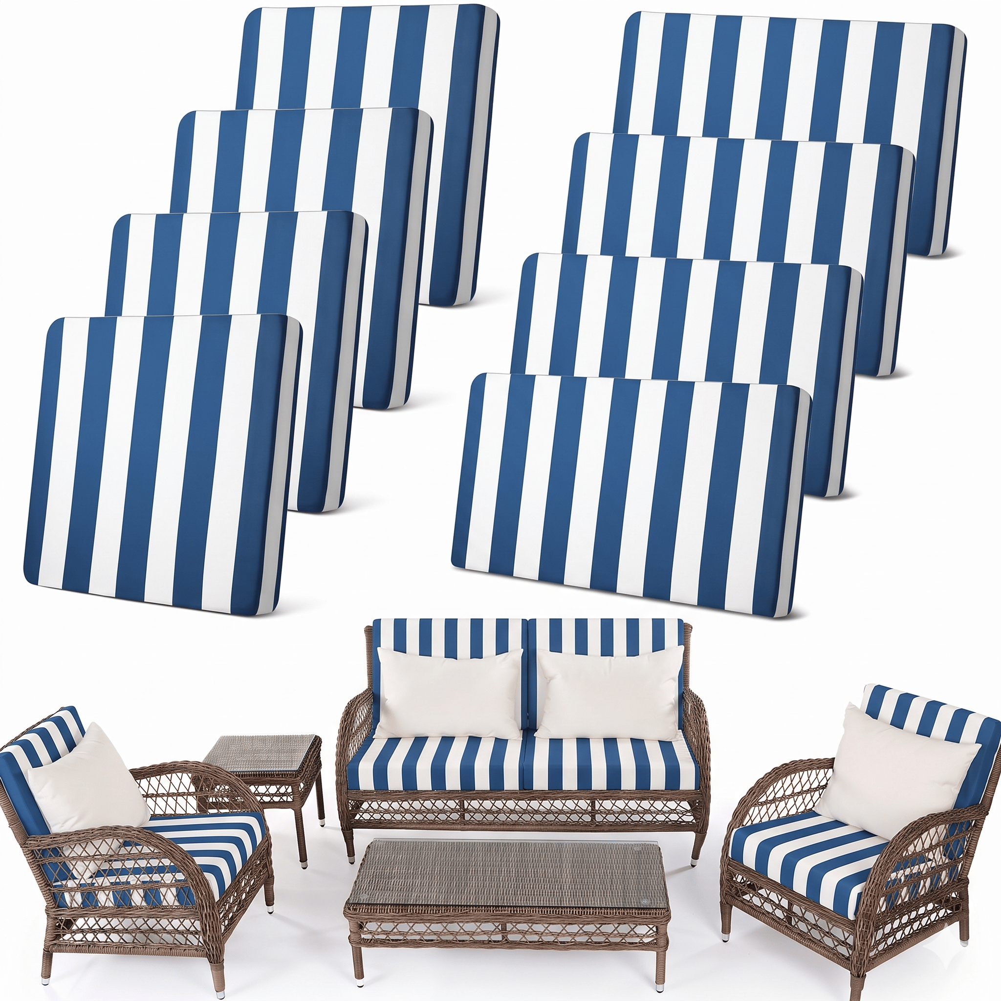 Outdoor Patio Sofa Cushion Covers 🛋️