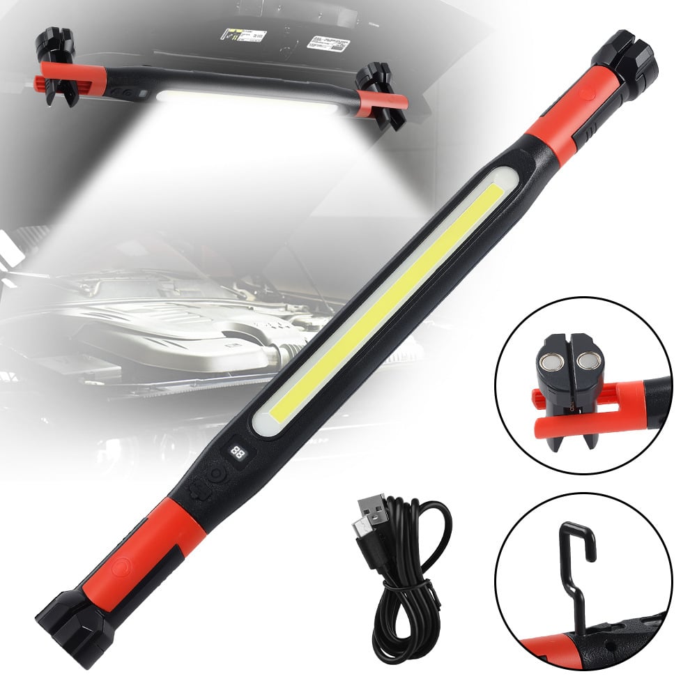 🔥🌟🔦Multifunctional magnetic rechargeable work light💡 Ideal for Mechanic, Car Repair & Garage Use