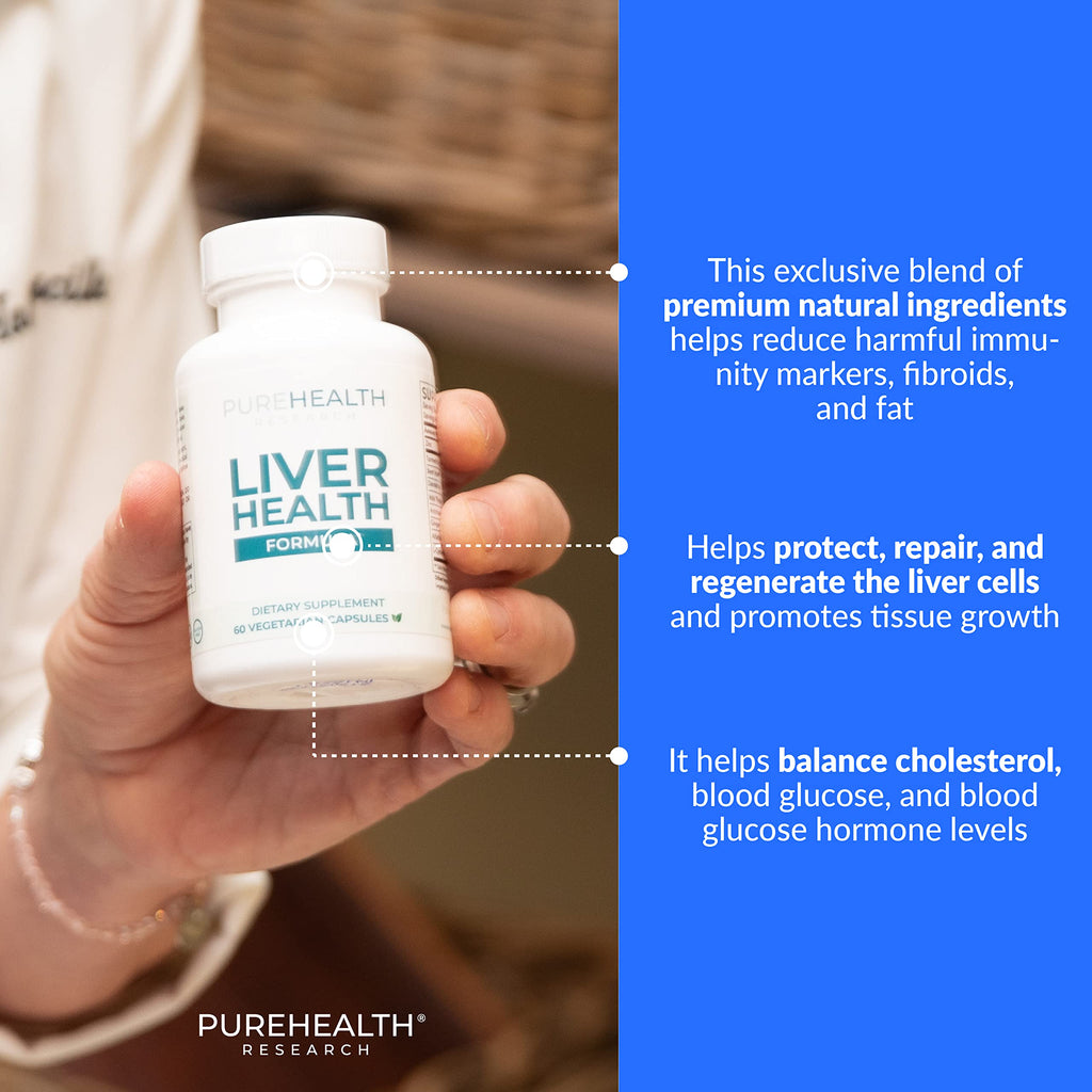 Liver Health – Liver Cleanse Detox & Repair with Artichoke Extract, Milk Thistle, Dandelion Root, Turmeric, Berberine to Healthy Liver Renew with 11 Natural Nutrients, 30 Days Supply
