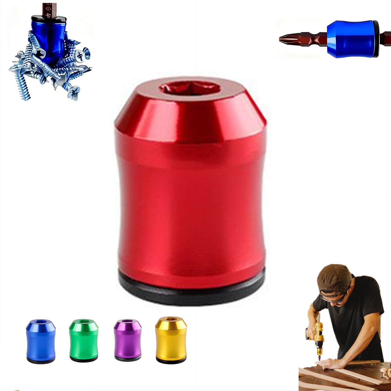 🧲Screwdriver Bit Magnetic Ring – Magnetize &amp; Demagnetize in Seconds