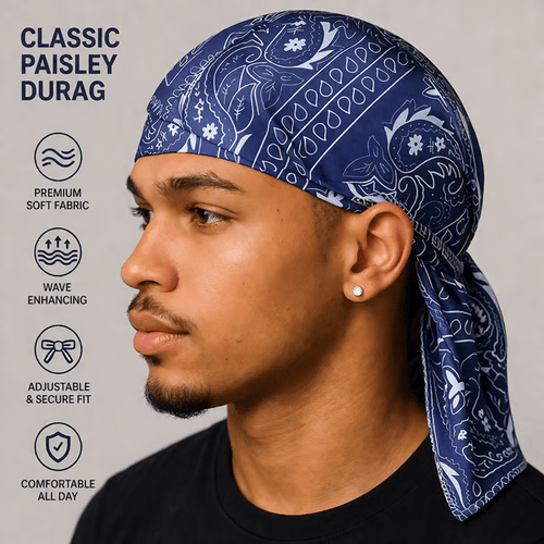 BUY 1 FREE 1 🏝️😍Paisley Cooling Headscarf Cap
