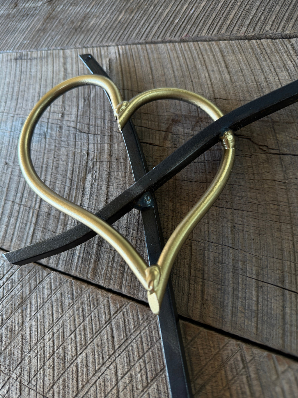 The Heart of Gold Promise Cross