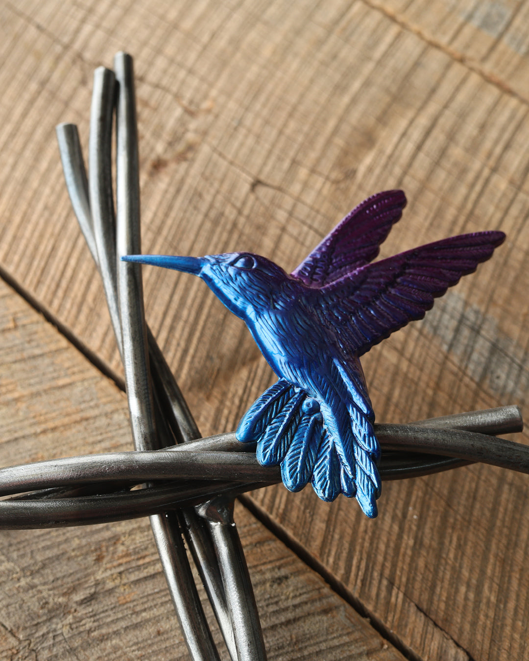 Hummingbird & Vine Cross