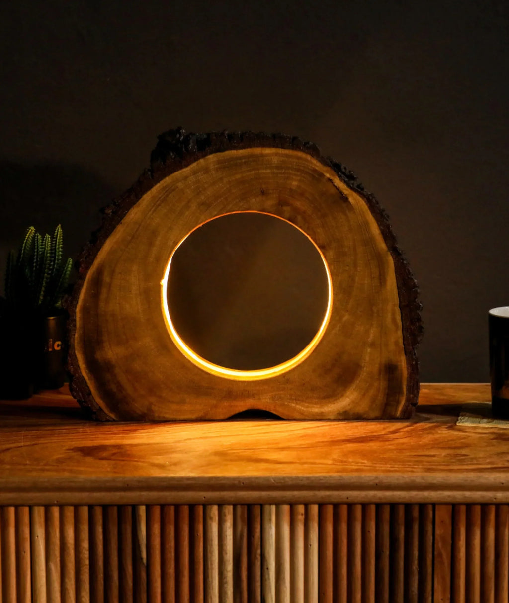 HollowGlow Table Lamp