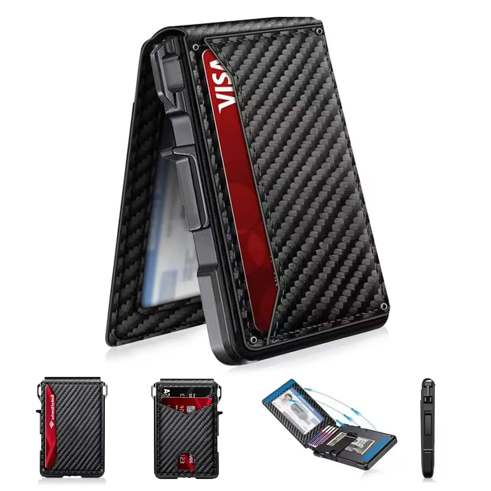 “Last Day! 50% OFF 🔥 Men's Multi-functional Business Wallet”.