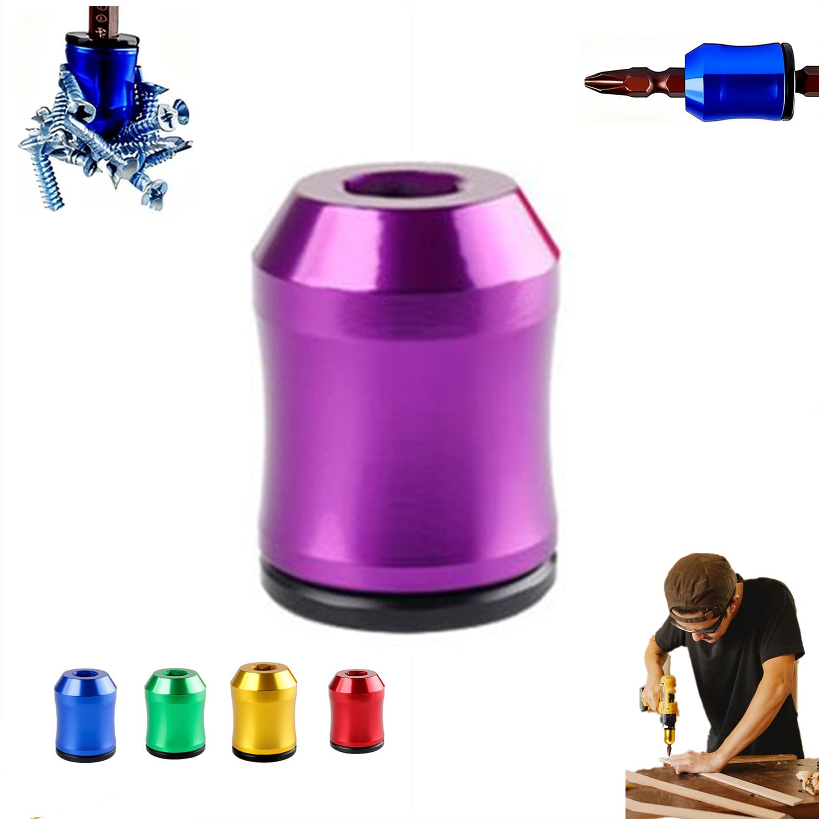 🧲Screwdriver Bit Magnetic Ring – Magnetize &amp; Demagnetize in Seconds