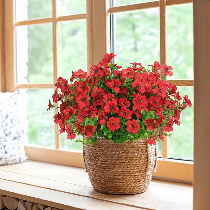 💐 UV-Resistant Colorful Artificial Flowers – 49% OFF Today Only 🌸