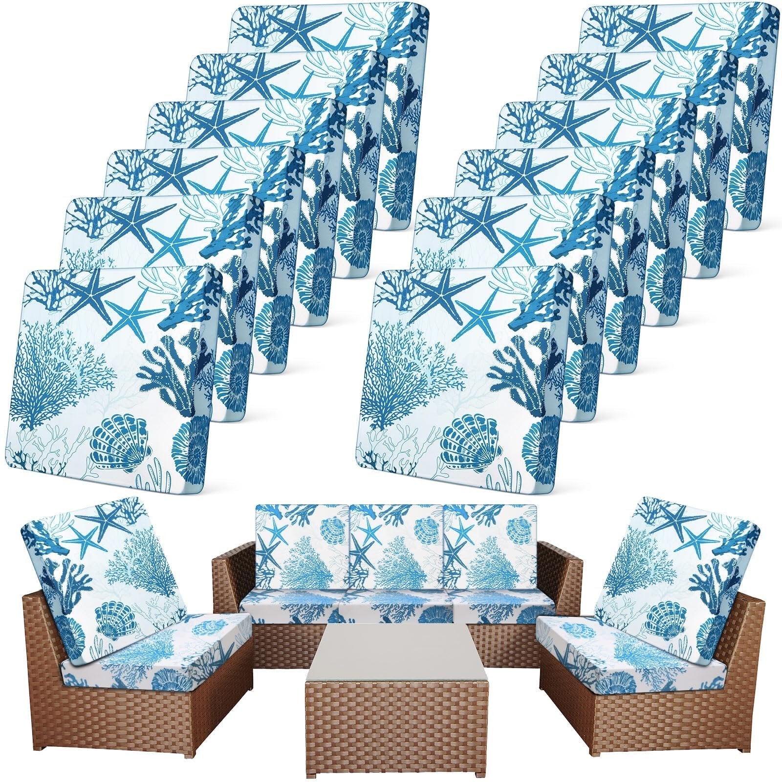 Outdoor Patio Sofa Cushion Covers 🛋️